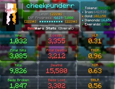 "✧･ﾟ:*✧ 15% OFF ✧･ﾟ:*✧ Let’s Go Shopping! Minecraft - MVP+, 222 BW STAR, Season 1 Battle Pass END (#E64246314f) ✧･ﾟ:*✧"